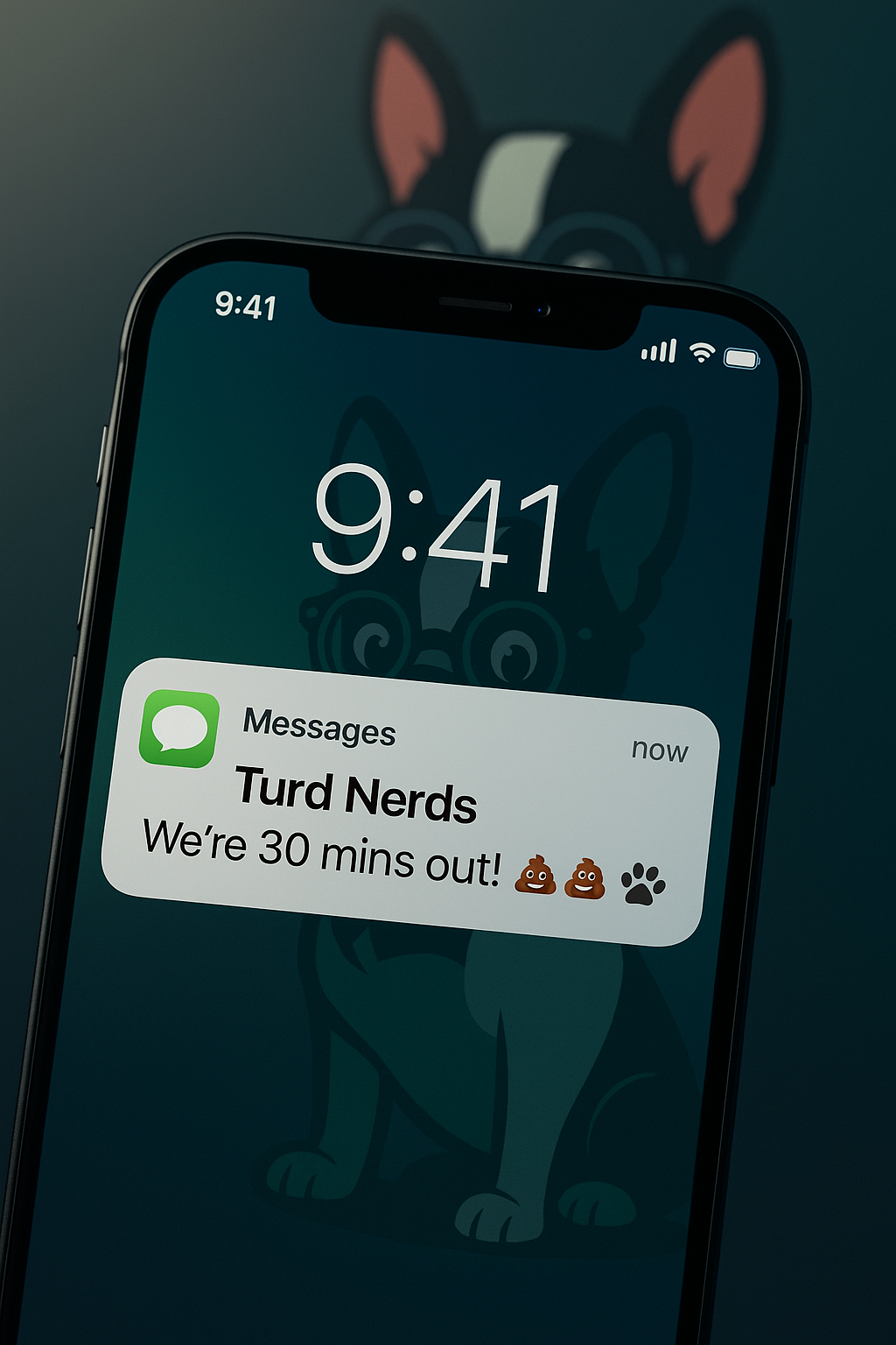 Text alert before arrival – Turd Nerds lets Austin dog owners know when we're on the way